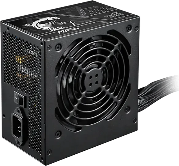Блок питания MSI 750W, MAG A750BN PCIE5 II, Non Modular, ATX, 80+ BRONZE, >85%, Fan 120mm, Черный — 4