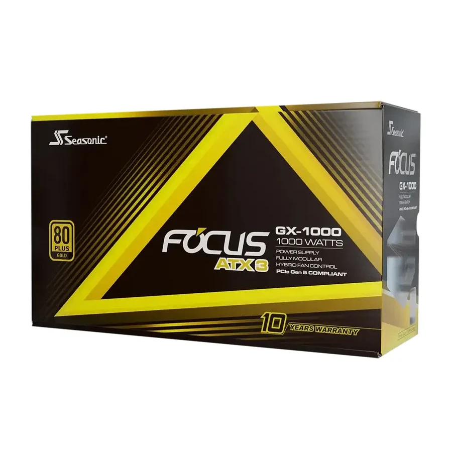 Блок питания Power supply ATX Seasonic Focus GX-1000, SRP-FGX102-A5A32SF, 80plus Gold, Modular, ATX3.0, 1000W — 2