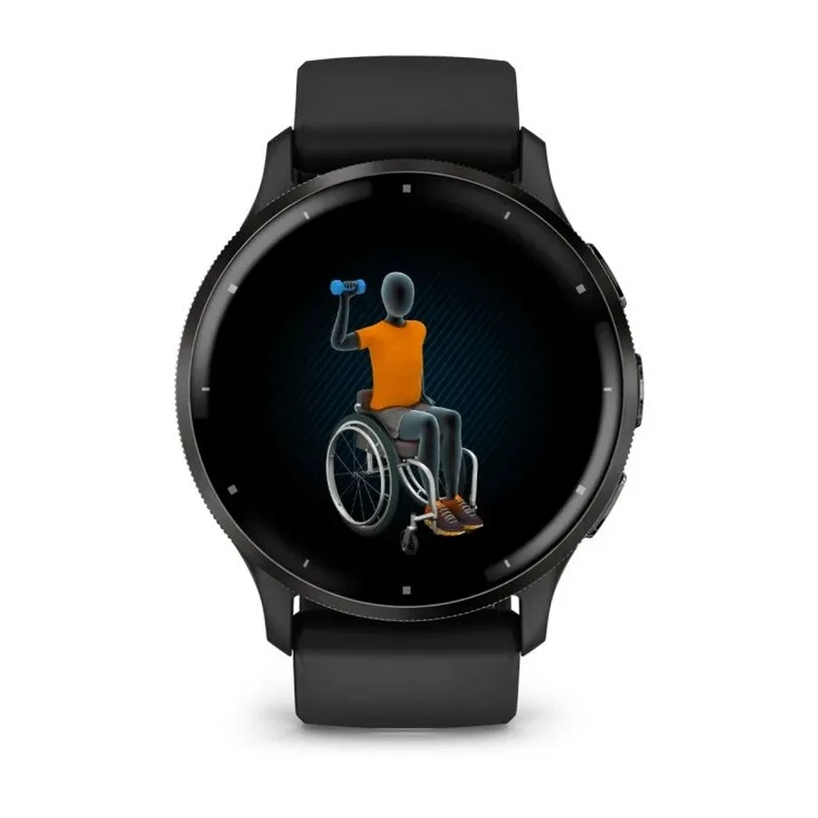 Умные часы Garmin Venu 3, чёрный — 2