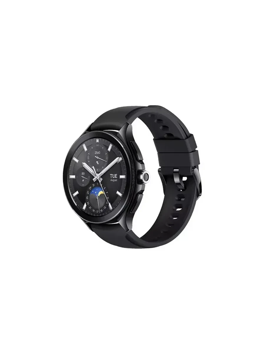 Смарт часы Xiaomi Watch 2 Pro-Bluetooth Black Case with Black Fluororubber Strap