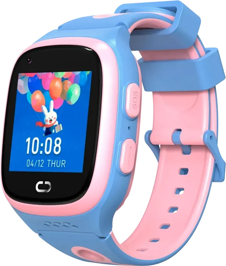 Смарт-часы Canyon Kids Watch ZEFIR KW-49 E-SIM 4G GPS WiFi Video Music Games English learning, Pink&Blue — 3