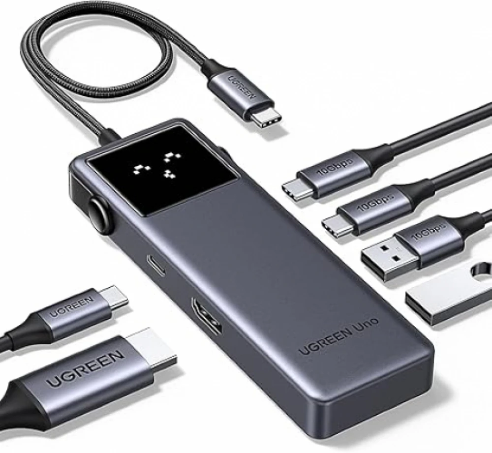 Переходник Hub UGREEN CM888 6-in-1 USB-C