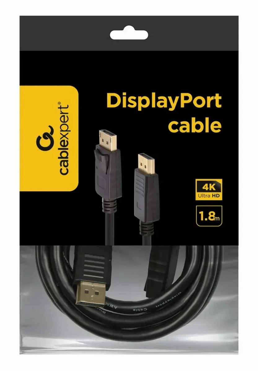 Кабель DisplayPort Cablexpert CC-DP2-6, DP v1.2, 1.8м