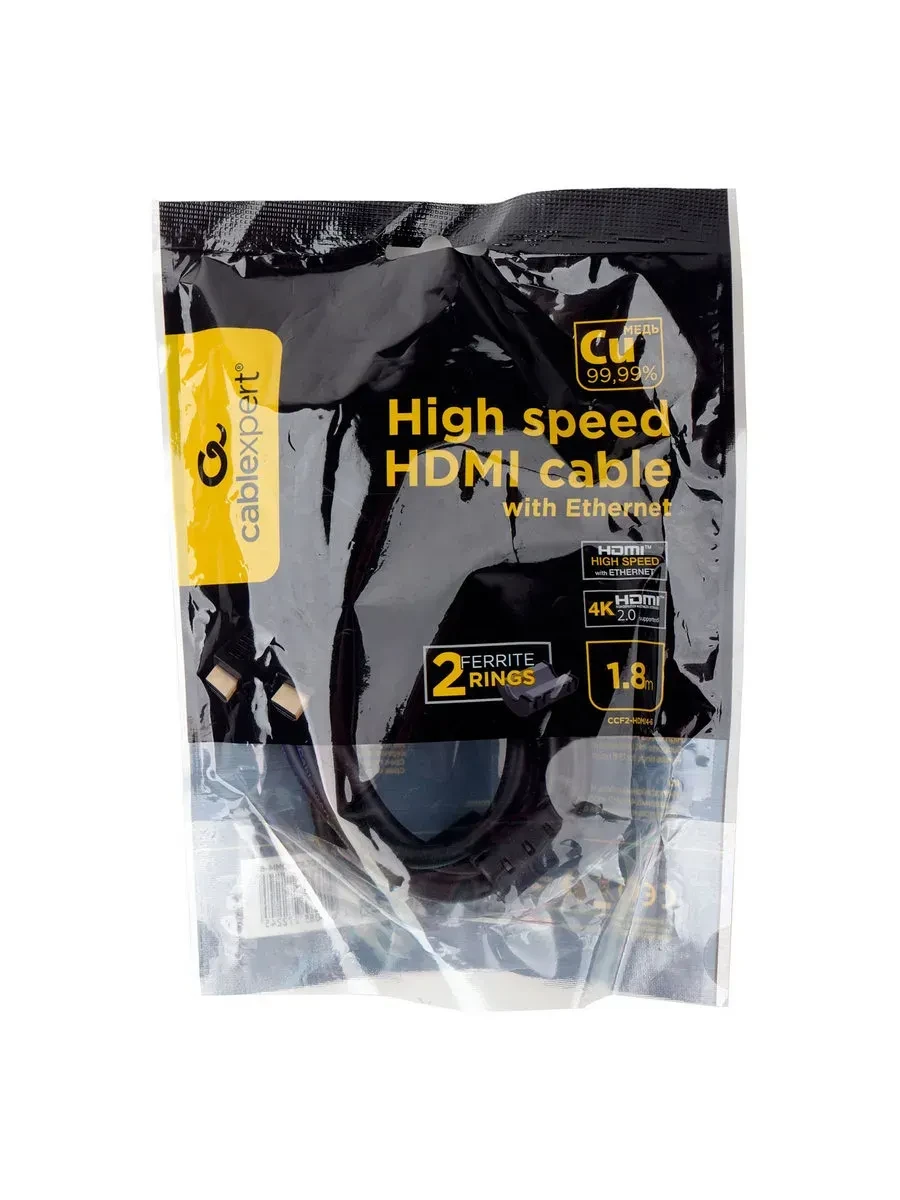 Кабель HDMI Cablexpert CCF2-HDMI4-6, 1.8м