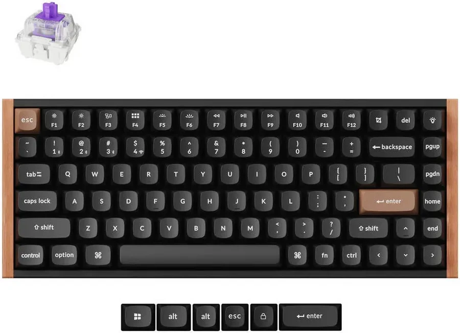 Клавиатура игровая Keychron K2 HE K2H-F1 черный — 2
