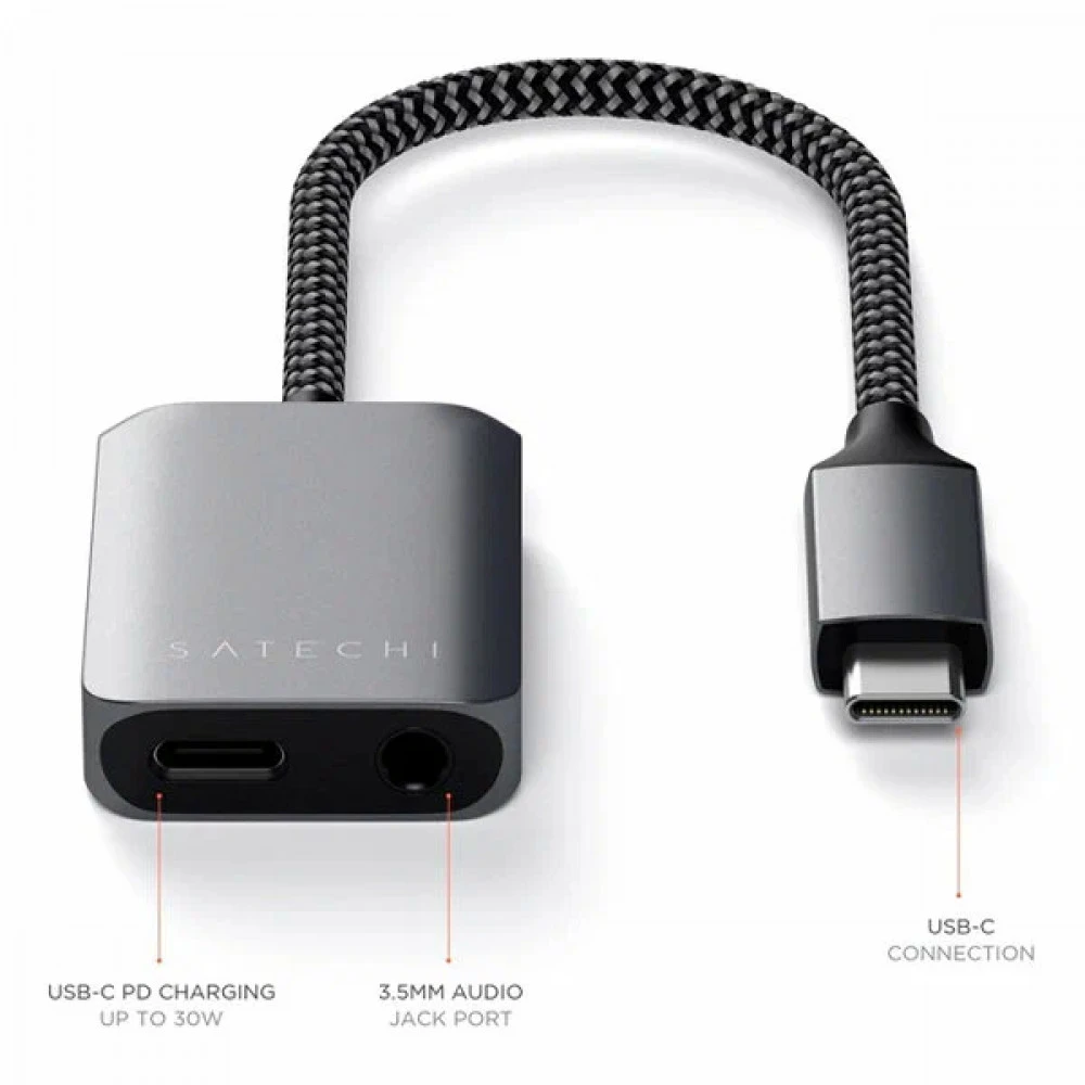 Переходник SATECHI USB-C to USB 3.0 Adapter Cable Space Gray — 4