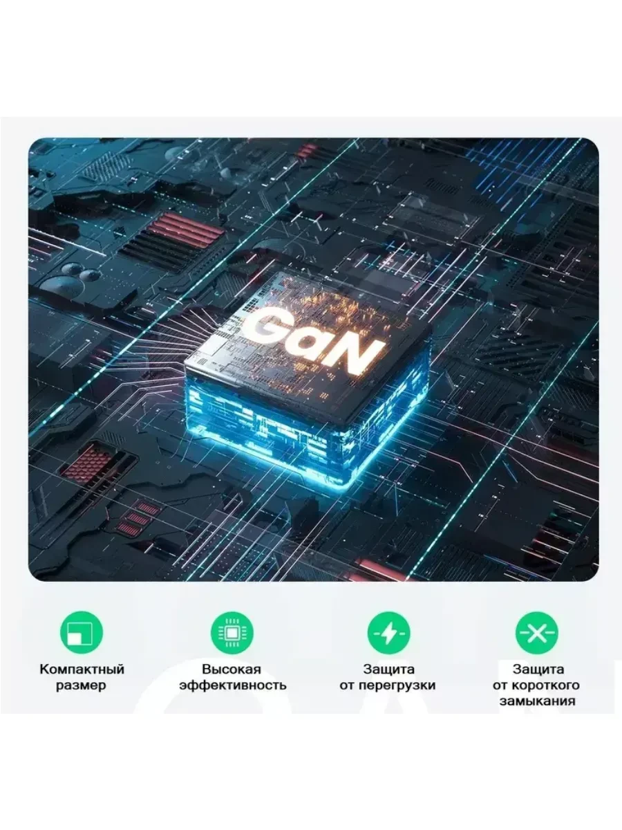 Зарядное устройство UGREEN 65W, GaN — 5