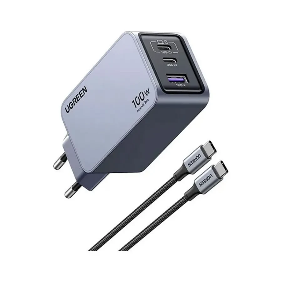 Зарядное устройство UGREEN 100W + кабель — 2