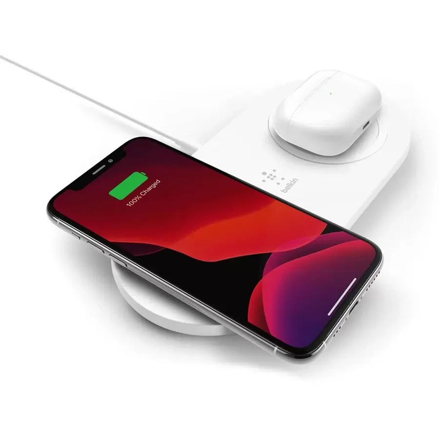 Зарядное устройство Wireless Charging Pad 15W, dual, EU — 3