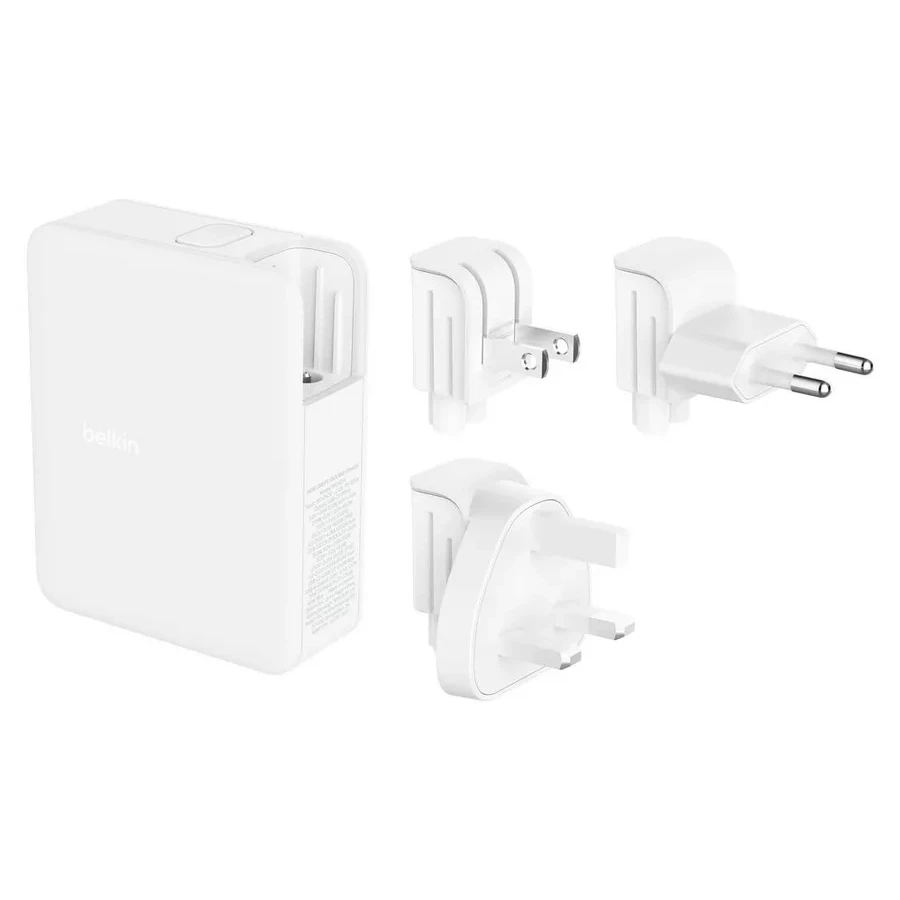 Зарядное устройство 140W GaN, 4 USB, UK/EU/US — 3