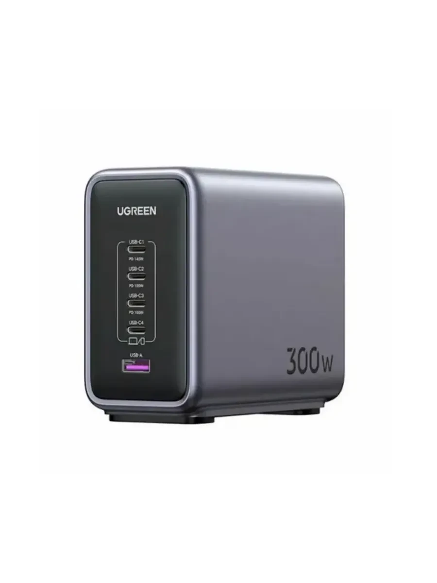 Зарядное устройство UGREEN CD333 300W USB-A, 4xUSB-C