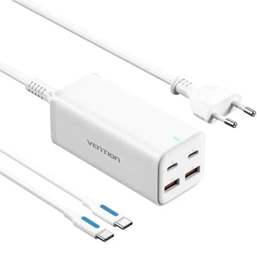 Зарядный блок Vention FBSWG-EU 4USB GaN 100W