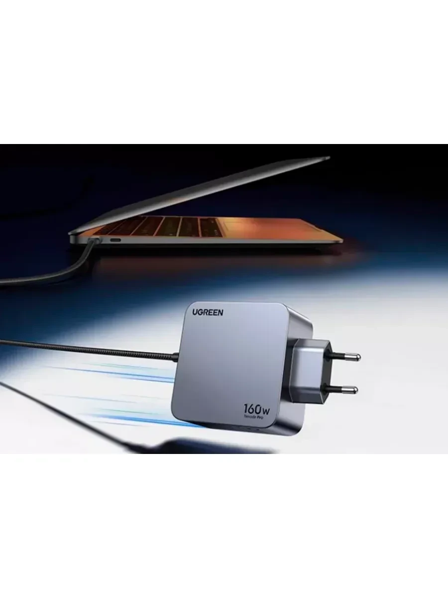 ЗУ Ugreen X763 Nexode Pro 160W, 4 порта — 5