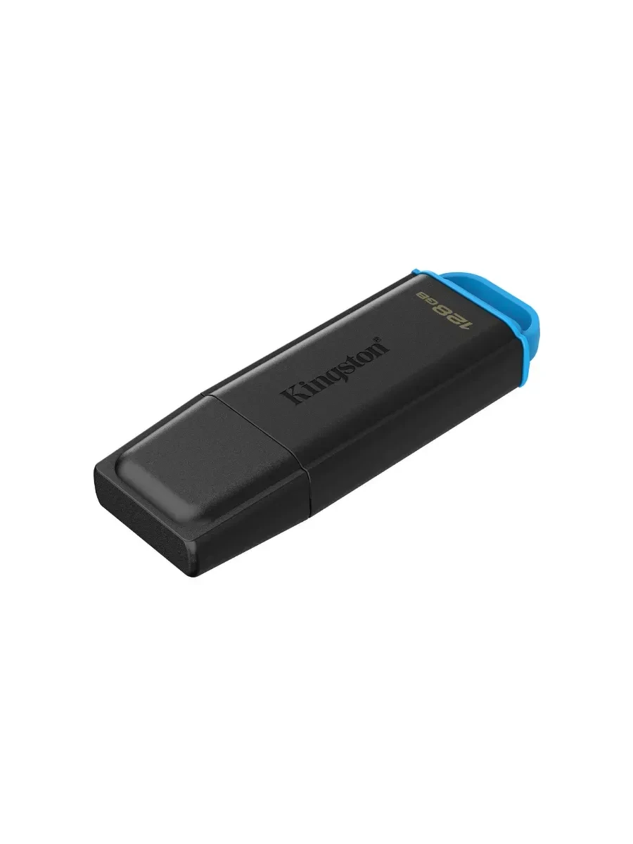 USB-накопитель Kingston DTXG2/128GB 128GB Чёрный/Голубой — 4