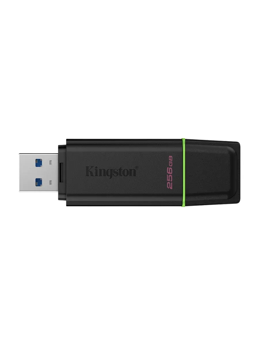 USB-накопитель Kingston DTXG2/256GB 256GB Чёрный/Зелёный — 4