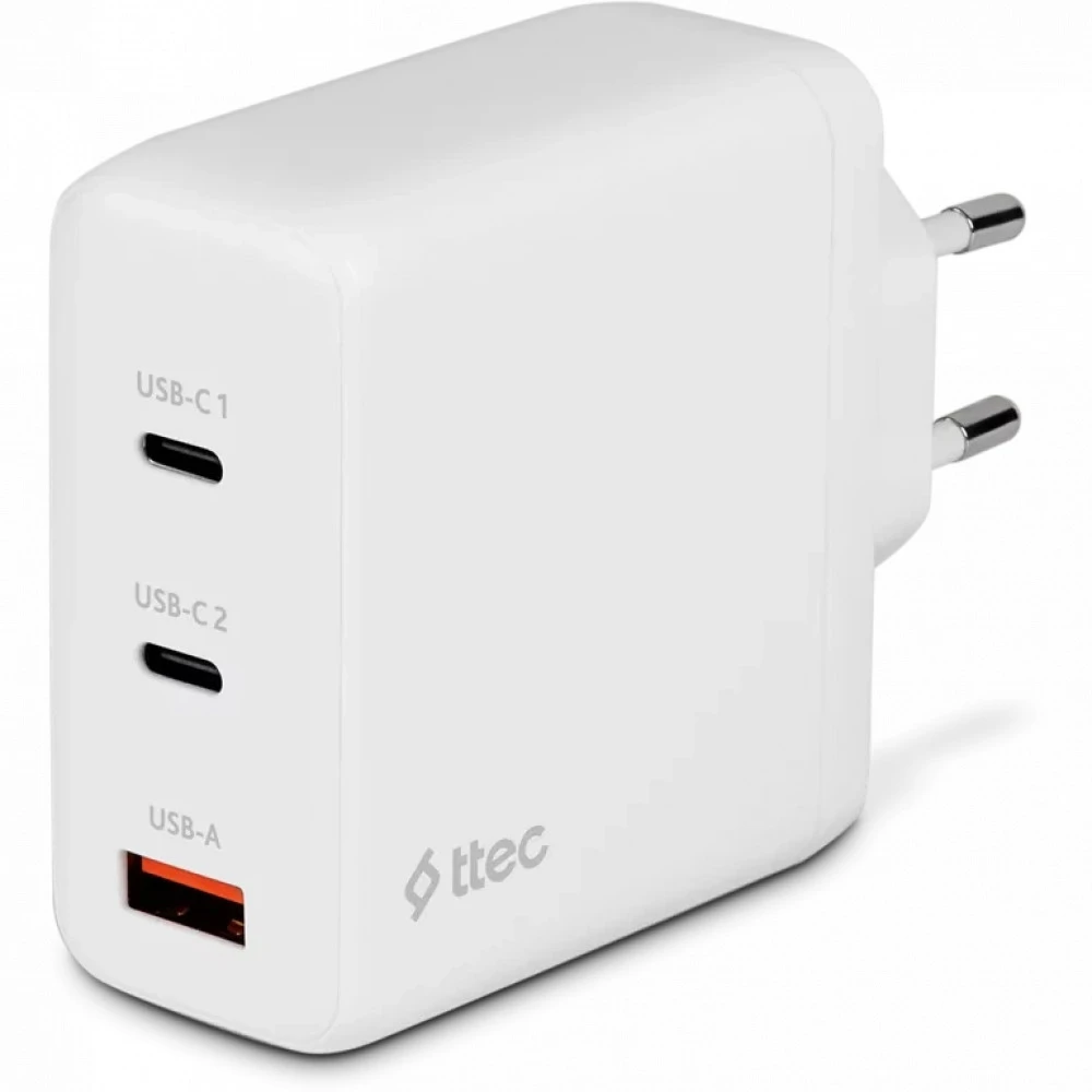 Зарядное устройство ttec SmartCharger Trio 120W, белое — 4