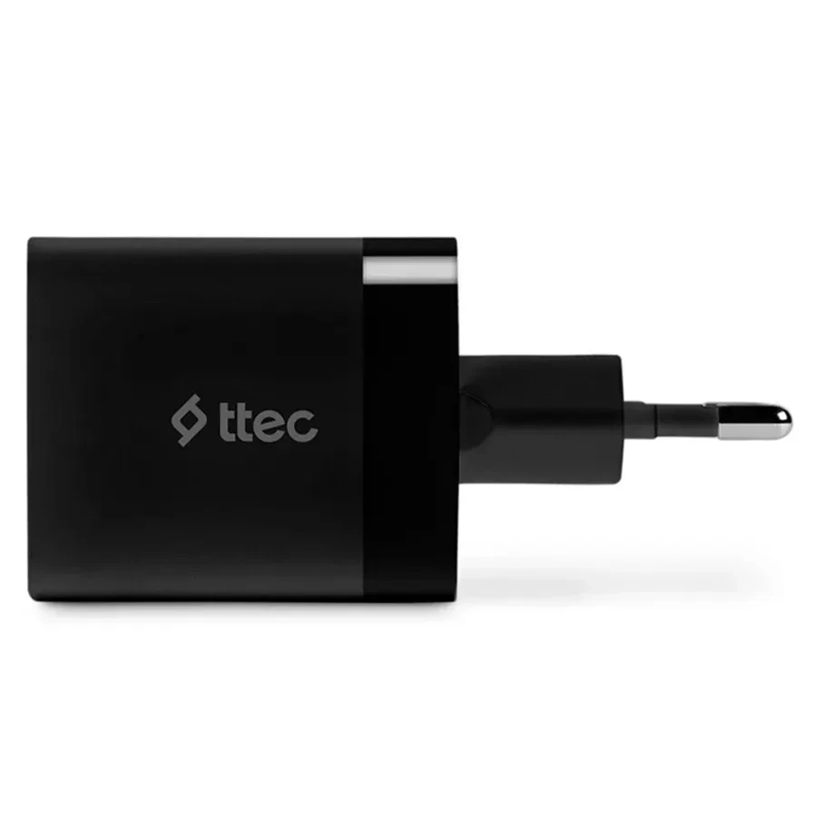Зарядное устройство ttec SmartCharger 45W PD, чёрное — 2