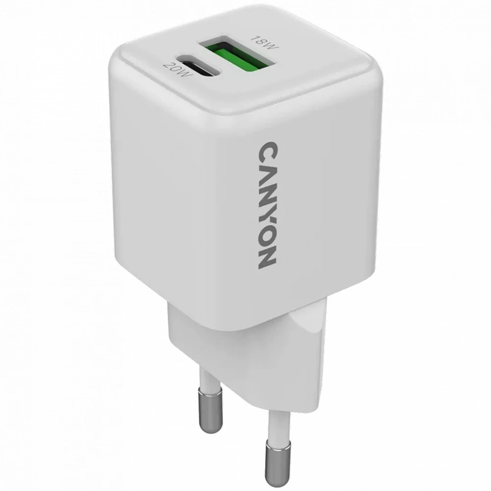CANYON CU20AC GaN зарядное устройство 20W PD EU