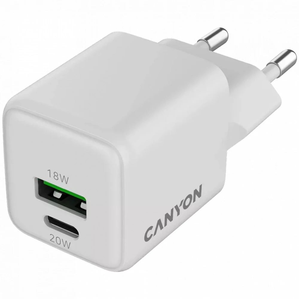 CANYON CU20AC GaN зарядное устройство 20W PD EU — 2