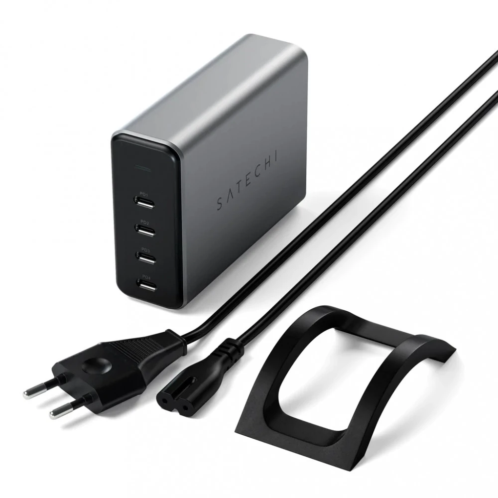 SATECHI зарядное устройство 165W USB-C 4-Port EU — 4