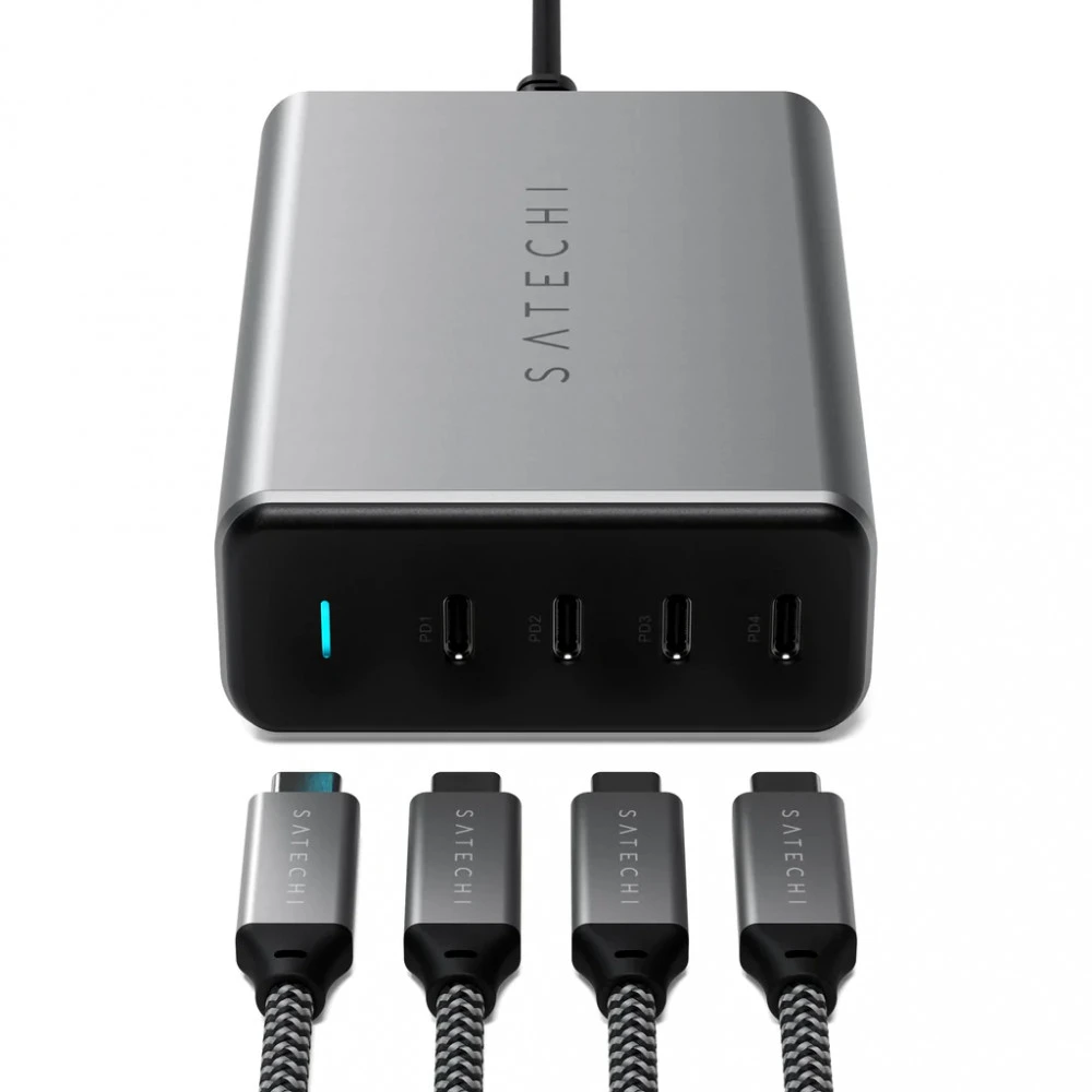 SATECHI зарядное устройство 165W USB-C 4-Port EU — 5
