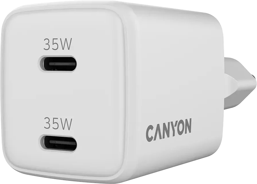 CANYON CU35CC GaN зарядное устройство 35W 2PD EU — 2