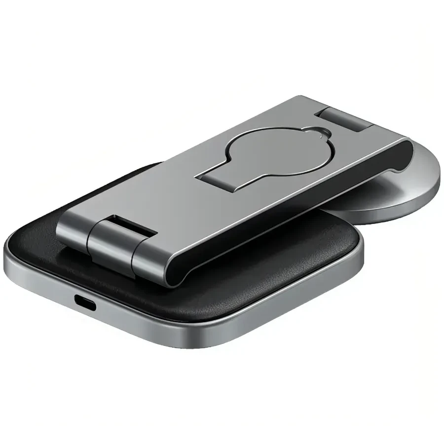 Зарядная станция SATECHI 3in1 Qi2 складная, Space Gray — 3
