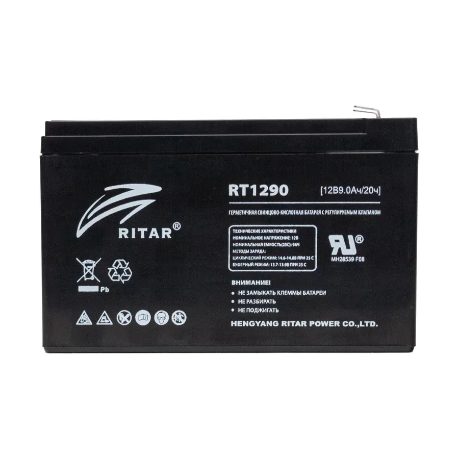 Батарея Ritar RT1290, 12В 9Ач, свинцово-кислотная — 2