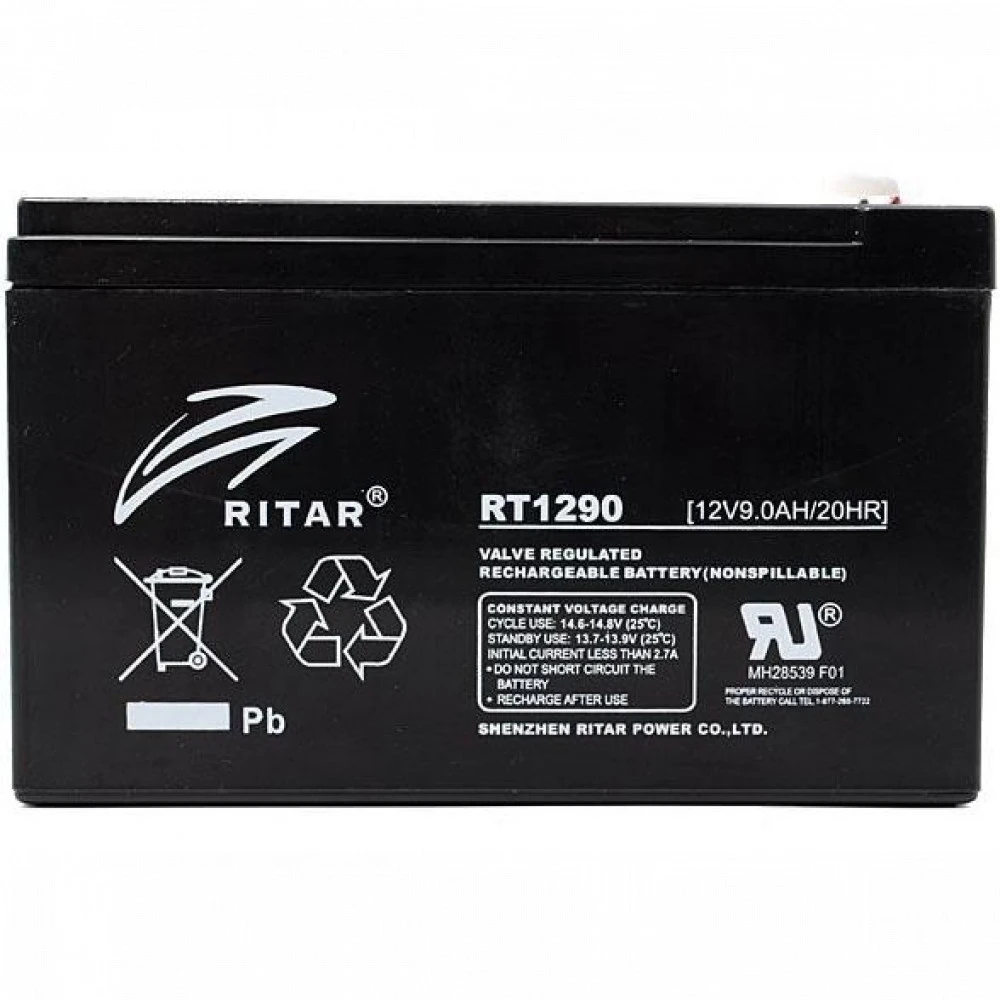 Батарея Ritar RT1290, 12В 9Ач, свинцово-кислотная — 4