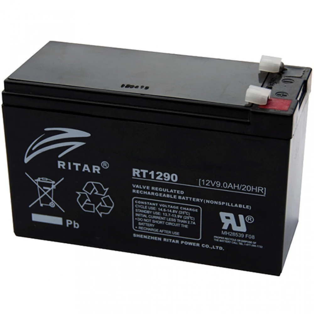 Батарея Ritar RT1290, 12В 9Ач, свинцово-кислотная — 5