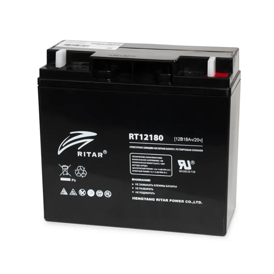 Батарея Ritar RT12180, 12В 18Ач, свинцово-кислотная