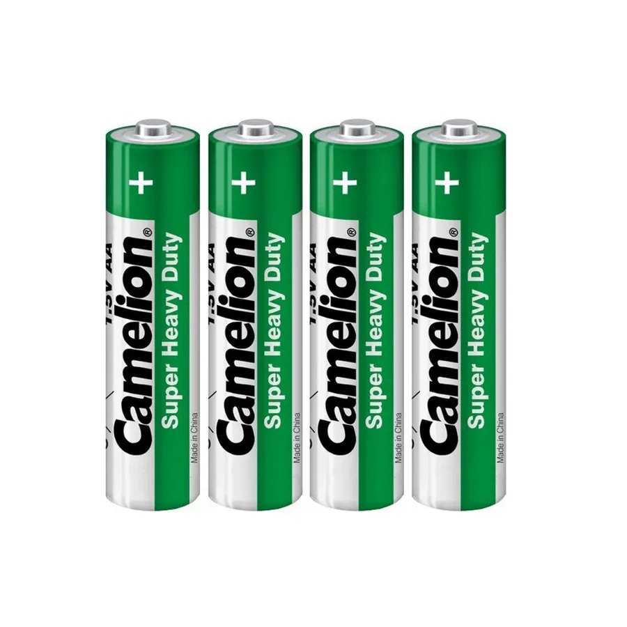 Батарейка CAMELION R6P-SP4G, AA 1.5V Super Heavy Duty, 4шт