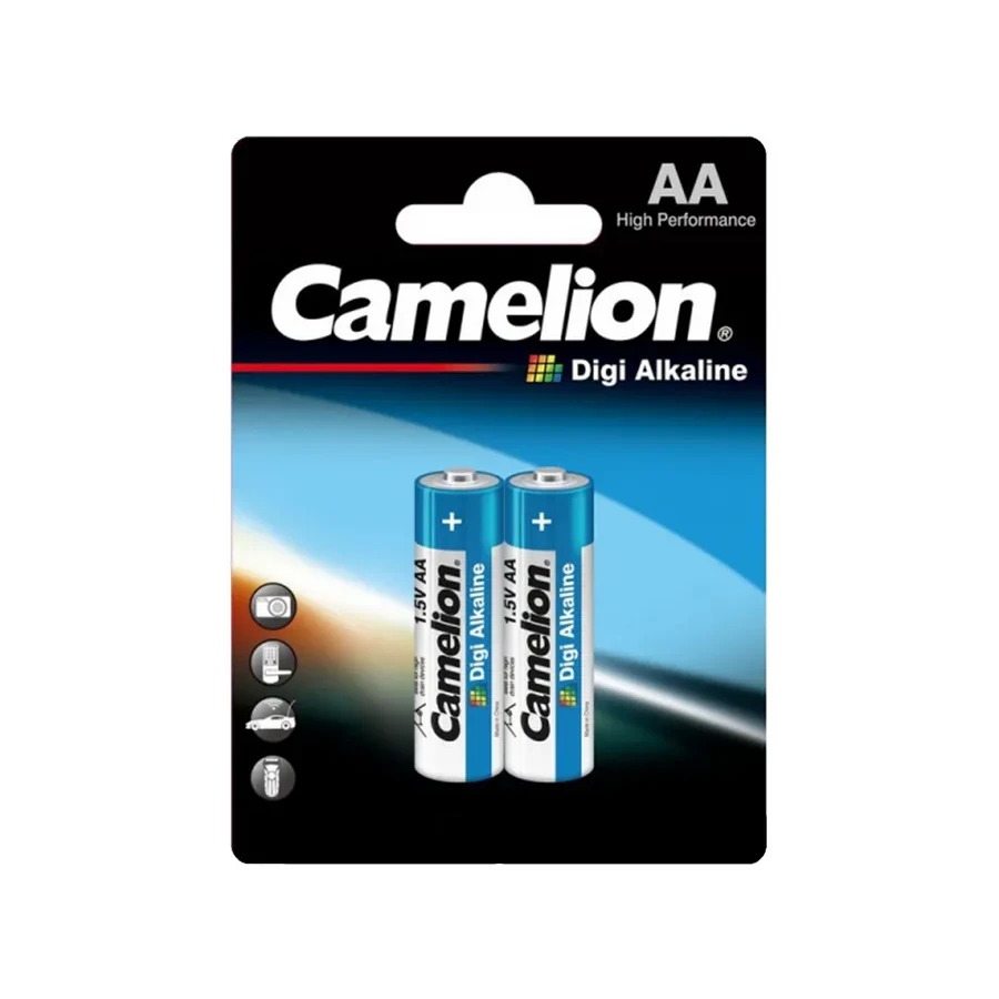 Батарейка CAMELION LR6-BP2DG, AA 1.5V 2700mAh Digi Alkaline, 2шт