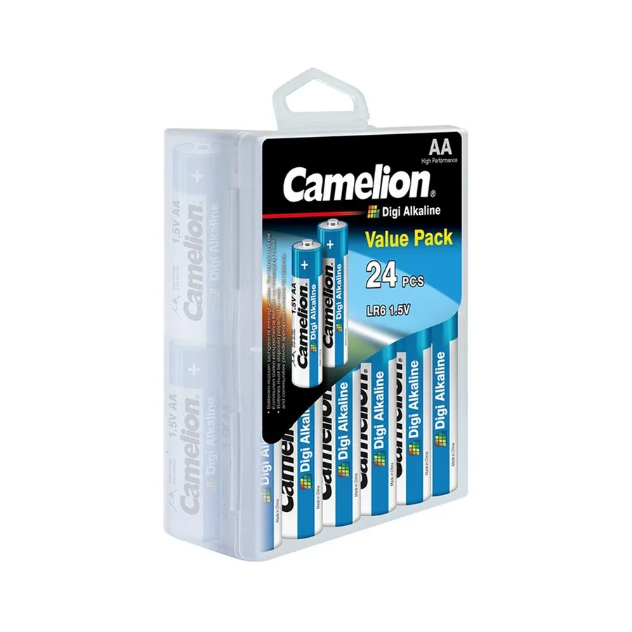 Батарейка CAMELION LR6-PBH24DG, AA 1.5V 2700mAh Digi Alkaline, 24шт