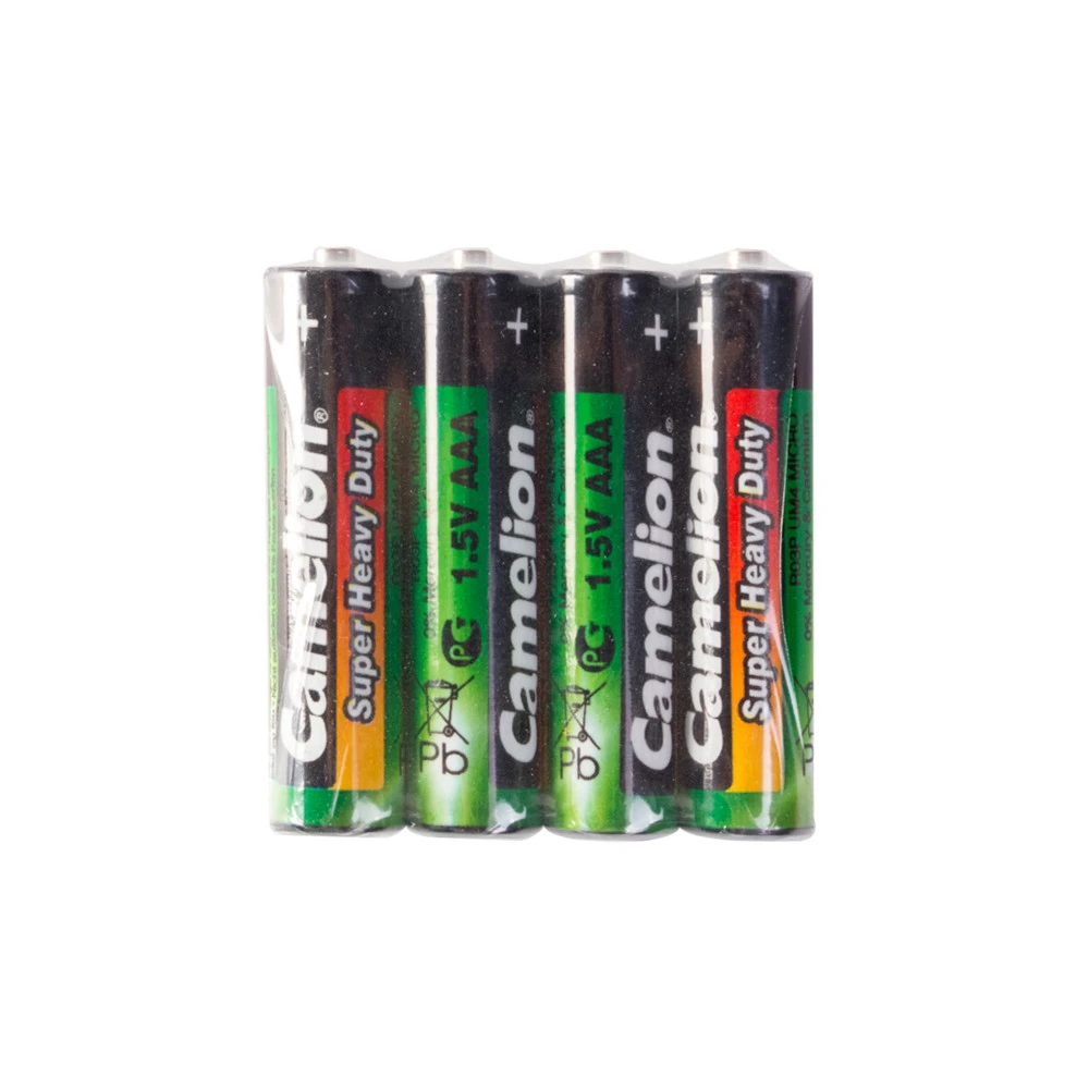 Батарейка CAMELION R03P-SP4G, AAA 1.5V 550mAh Super Heavy Duty, 4шт — 2