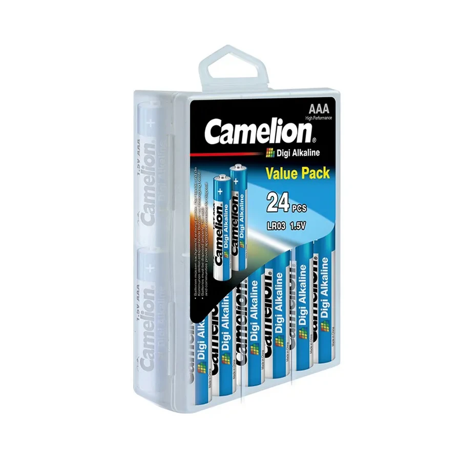 Батарейка CAMELION LR03-PBH24DG, AAA 1.5V 1200mAh Digi Alkaline, 24шт