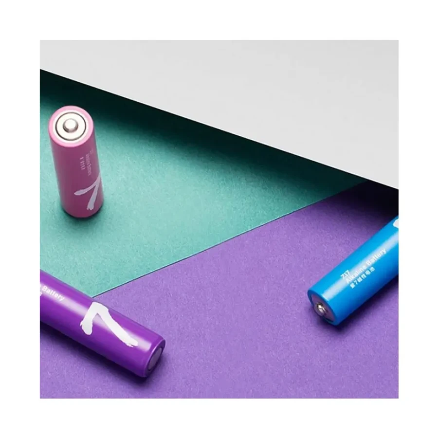 Батарейка Xiaomi AAA Rainbow Batteries, LR03 1.5V щелочная, 10шт — 3