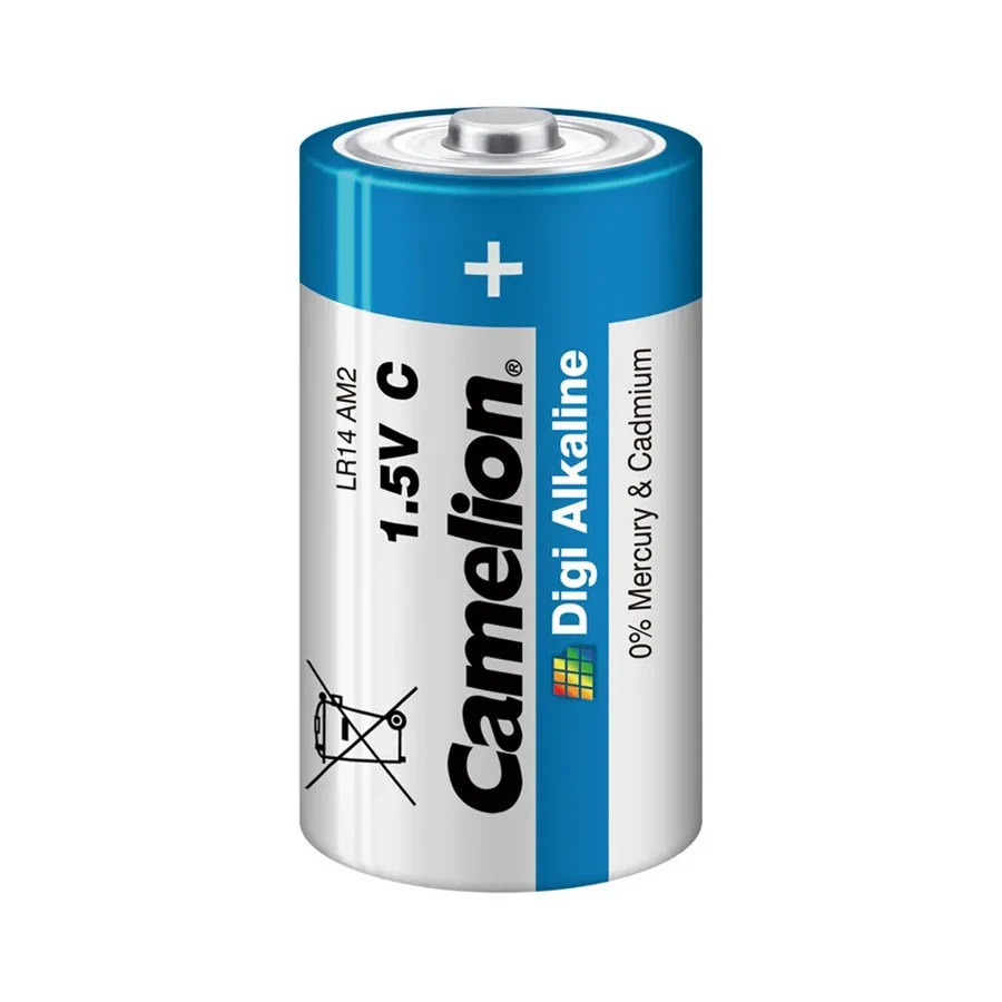 Батарейка CAMELION LR14-BP2DG, C 1.5V 8000mAh Digi Alkaline, 2шт