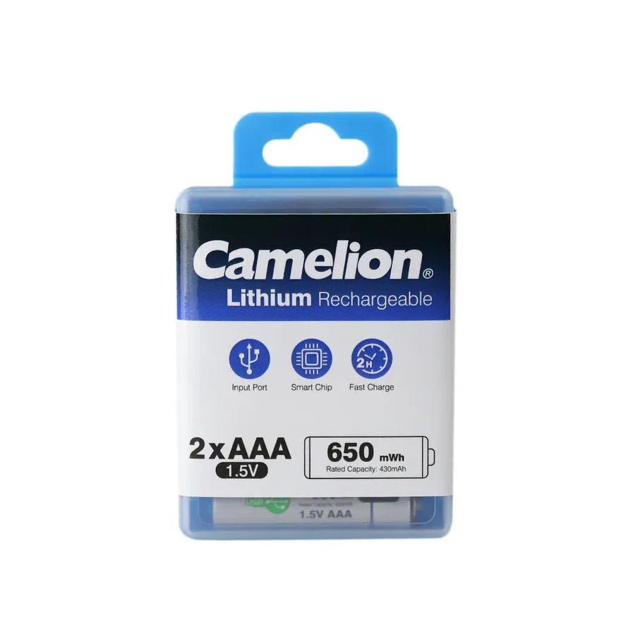 Аккумулятор CAMELION UB-AAA650-PBH2, Li, 2 шт, AAA — 3