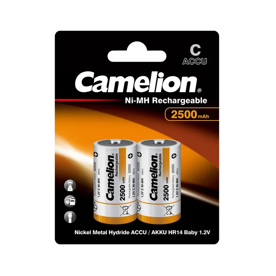 Аккумулятор CAMELION NH-C2500, Ni-MH, 2 шт
