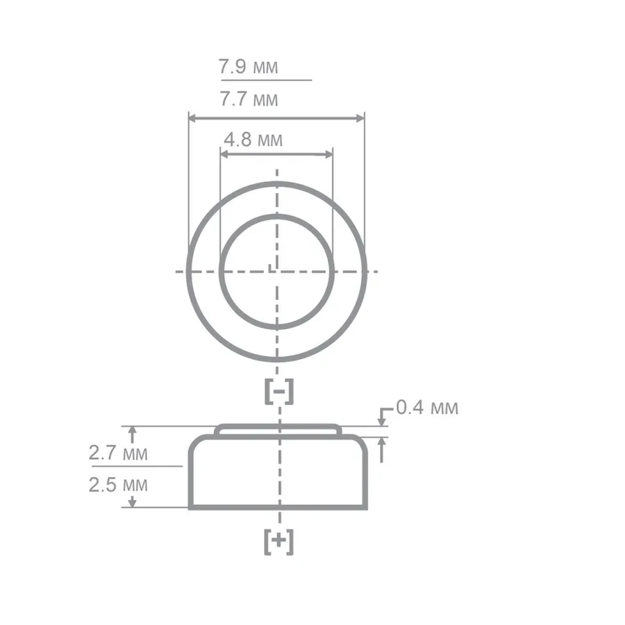 Батарейка CAMELION AG5, Alkaline, 1.5V, 10 шт. — 2