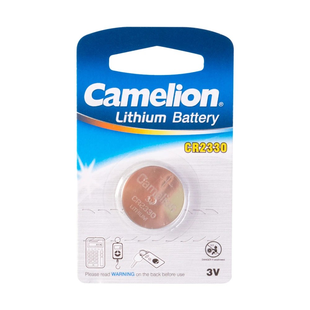 Батарейка CAMELION CR2330, Lithium, 3V, 220 mAh — 2