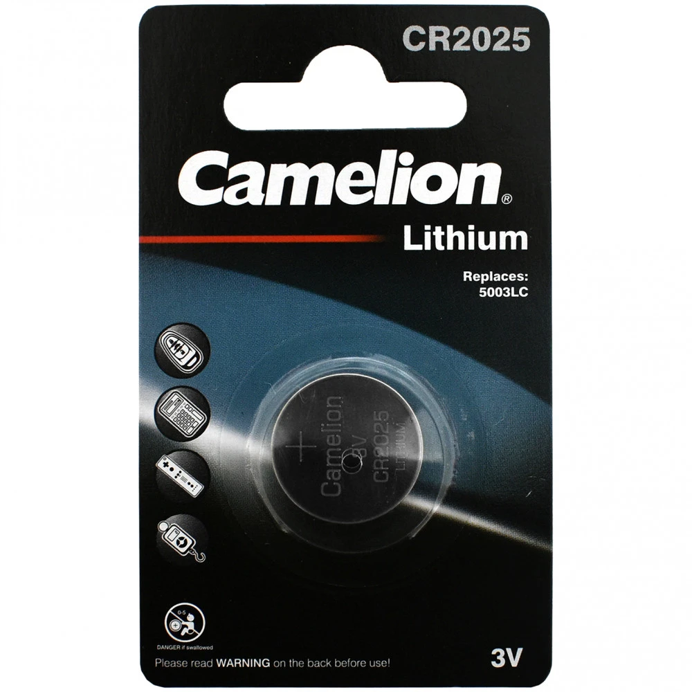 Батарейка CAMELION CR2025, Lithium, 3V, 160 mAh — 2