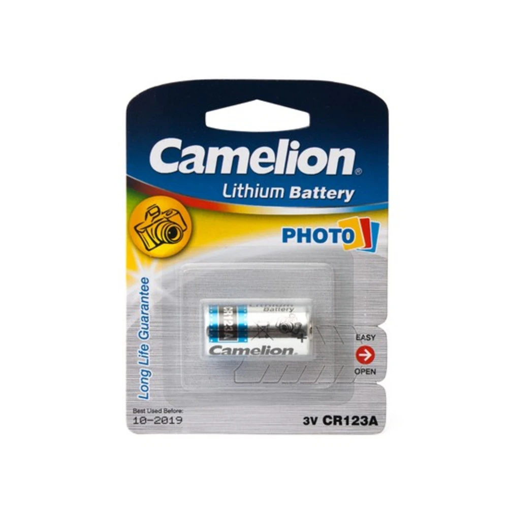 Батарейка CAMELION CR123A, Lithium, 3V, 1300 mAh — 3