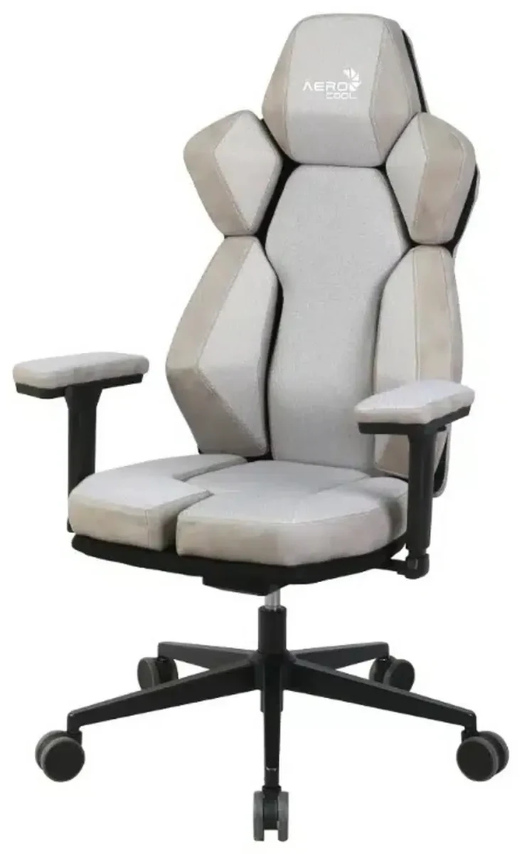 Игровое компьютерное кресло Aerocool XTAL-Loft Air Light Grey — 2