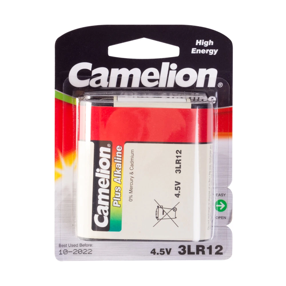 Батарейка CAMELION 3LR12, Plus Alkaline, 4.5V — 2