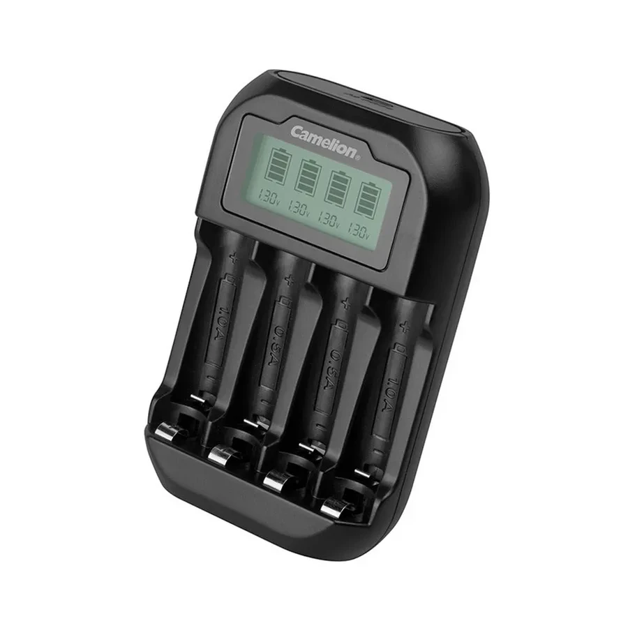 Зарядное устройство CAMELION BC-1046-BLK-DB, 4*AAA/4*AA, USB