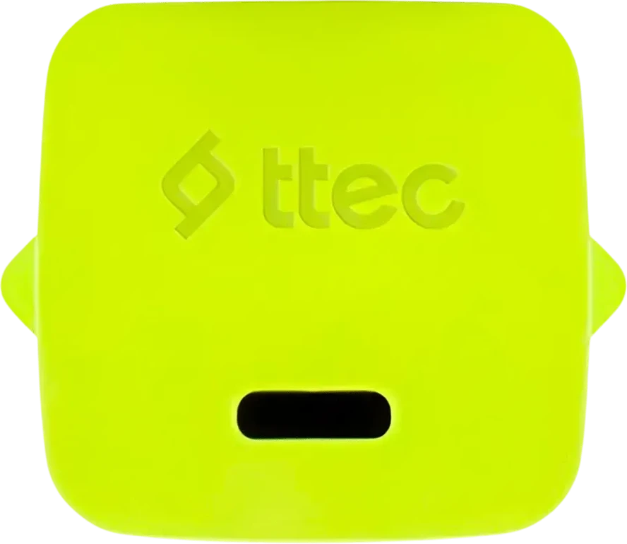 Зарядное устройство ttec SmartCharger GAN 20W, жёлтое — 3