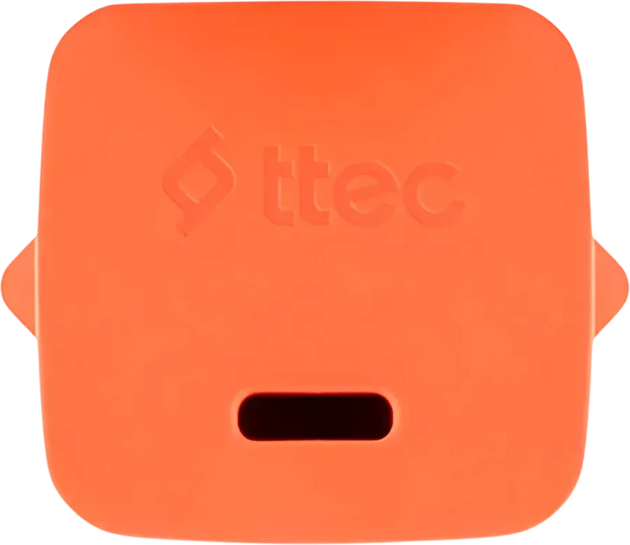 Зарядное устройство ttec SmartCharger GAN 20W Lightning, оранжевое — 2