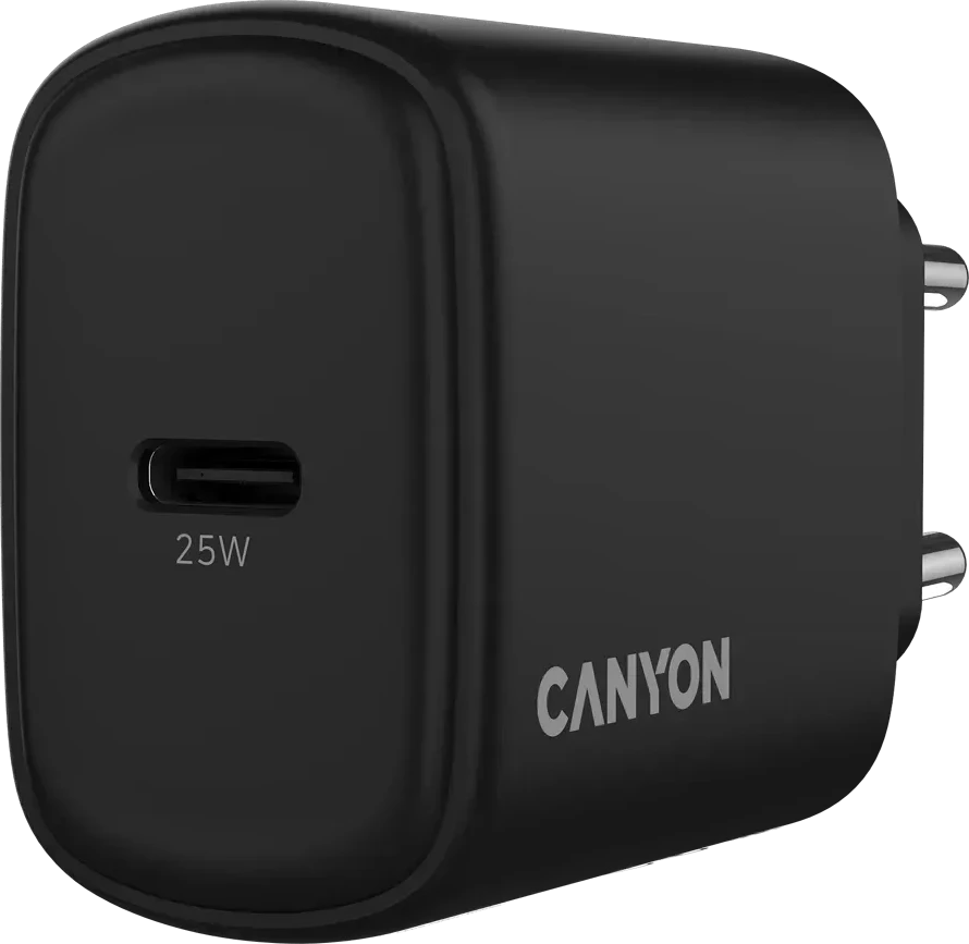 Зарядное устройство CANYON OnCharge 250 25W PD, чёрное — 4